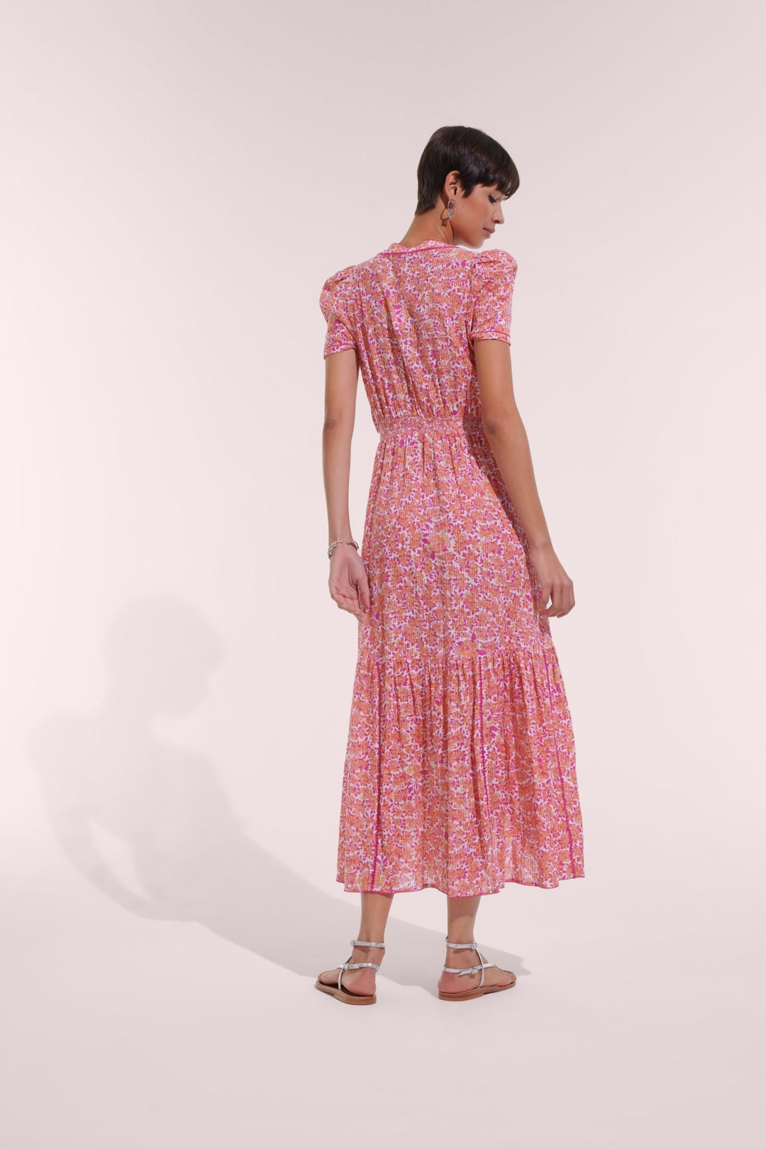 Robe Longue Baba - Pink Net