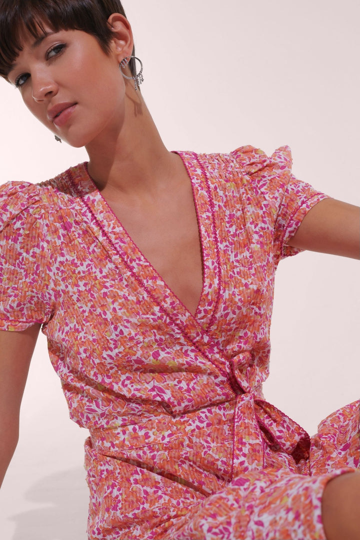 Robe Longue Baba - Pink Net