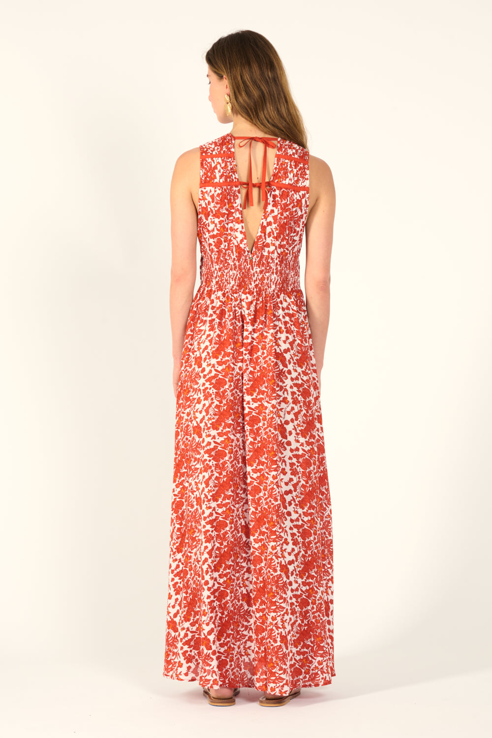 Long Dress Chiara - Paprika Aquaflora
