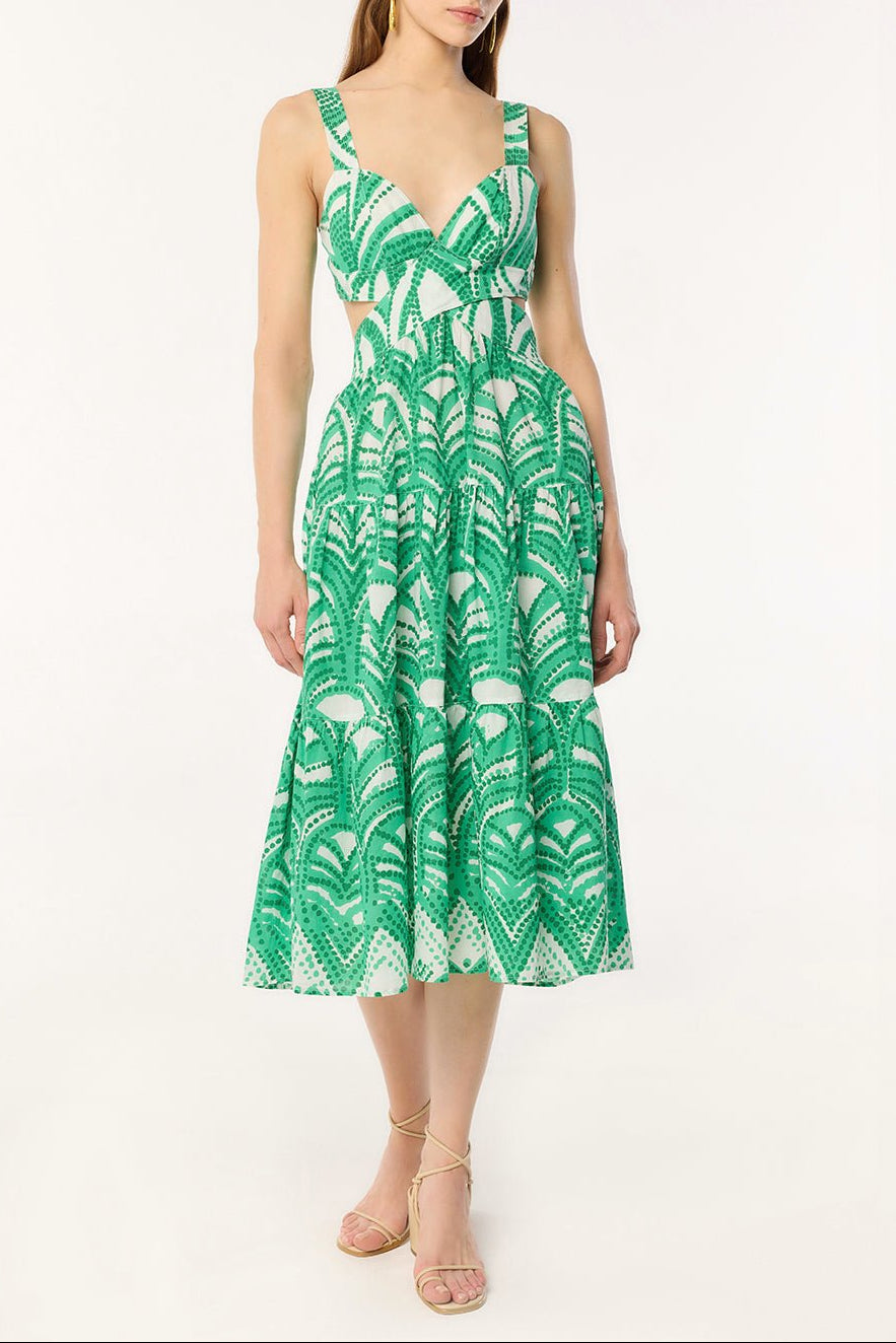 Long Dress Coco - Green Himba L / Green Himba / COTTON Long Dress Coco - Green Himba L / Green Himba / COTTON