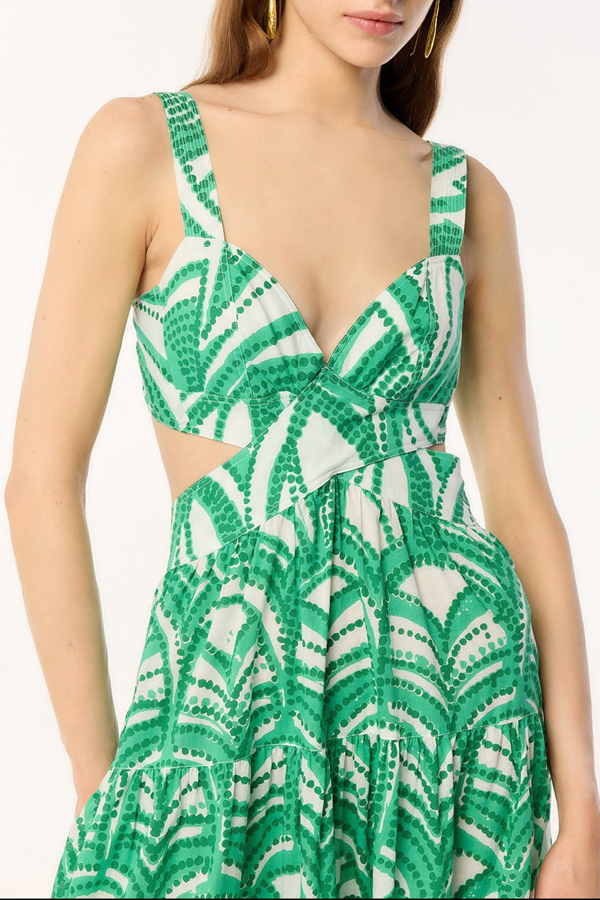 Green maxi dress Poupette St Barth Green maxi dress Poupette St Barth