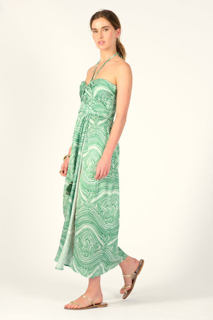 Long Dress Collina - Sage Moryana - Poupette St Barth