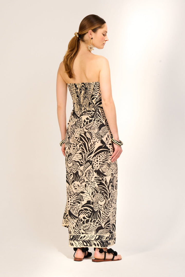 Long Dress Collina - Black Toucan