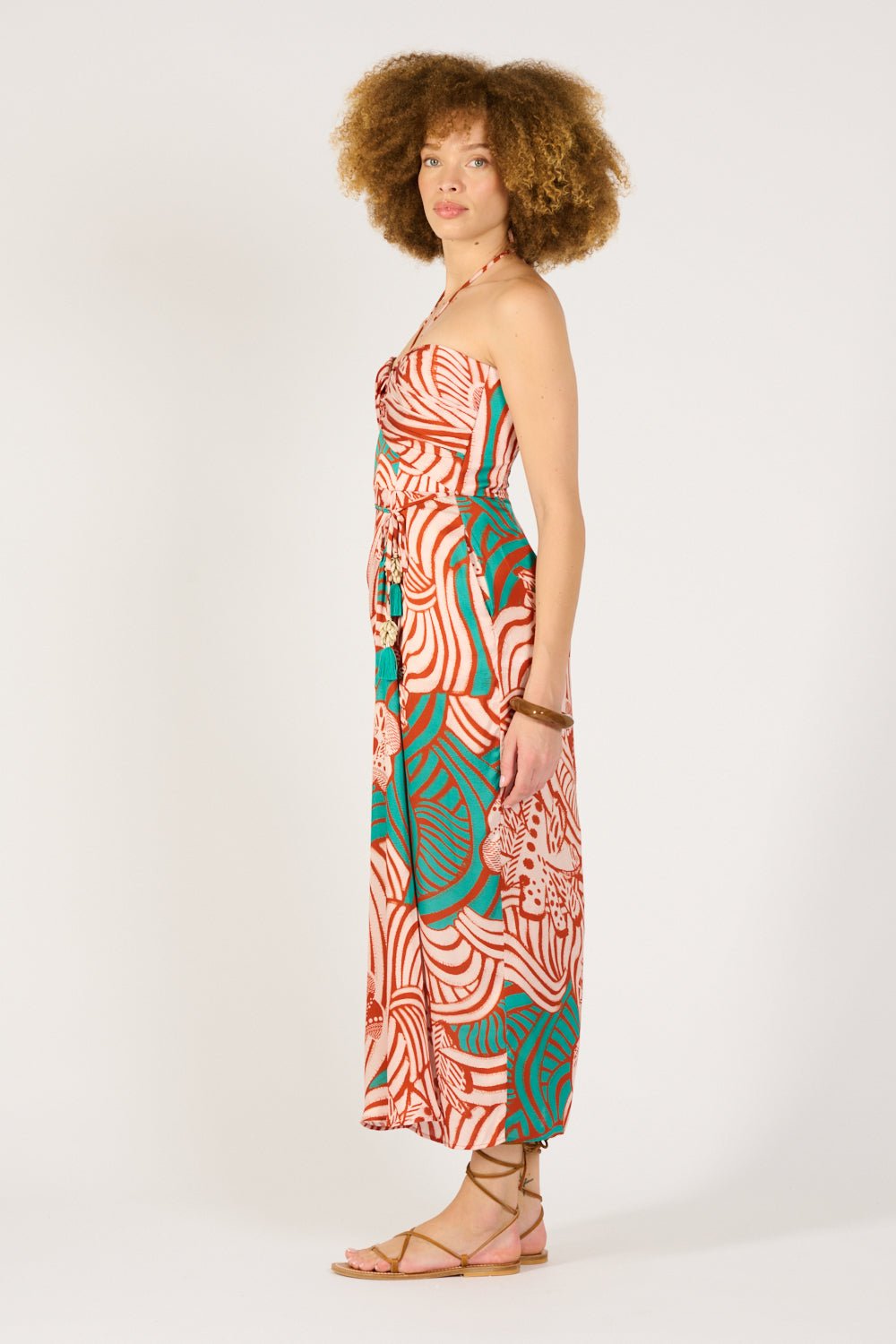 Robe Longue Collina - Brick Japonism