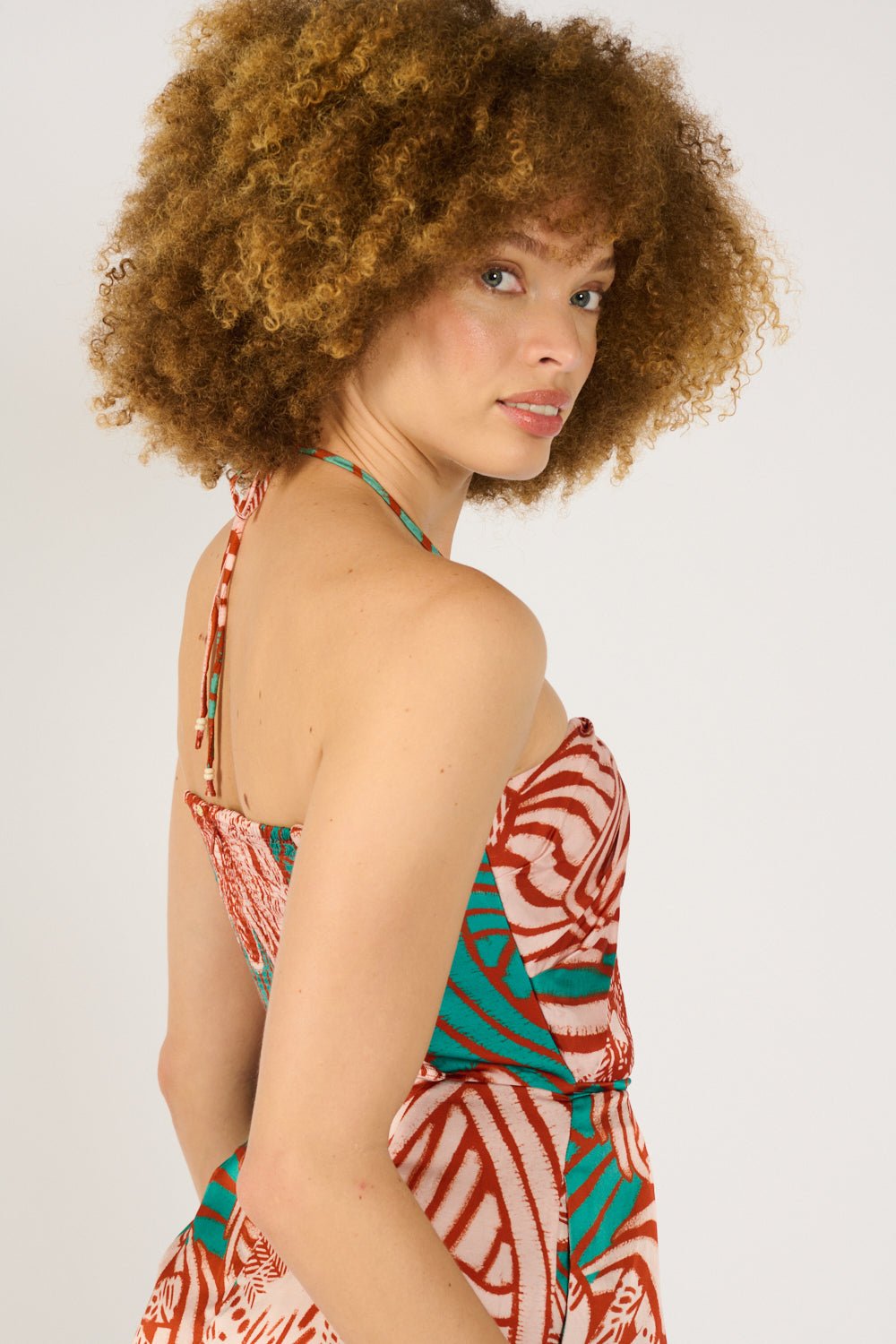 Robe Longue Collina - Brick Japonism