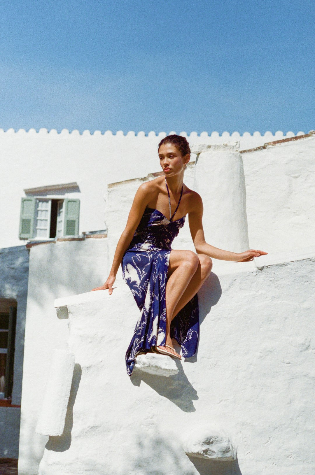 Robe Longue Collina - Navy Palmae
