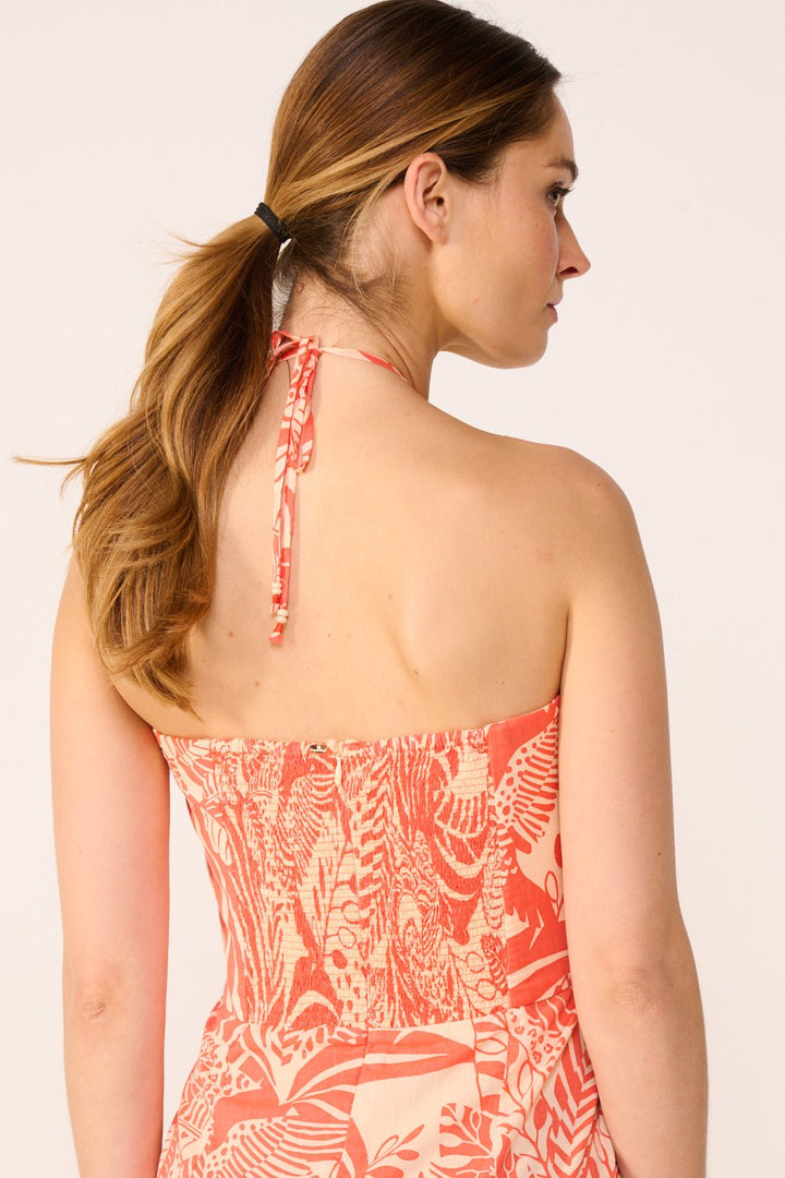 Long Dress Collina - Orange Toucan