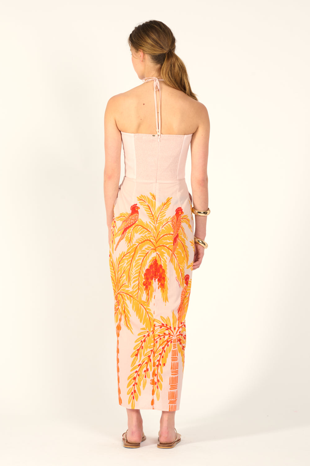 Robe Longue Collina - Yellow Palmrott