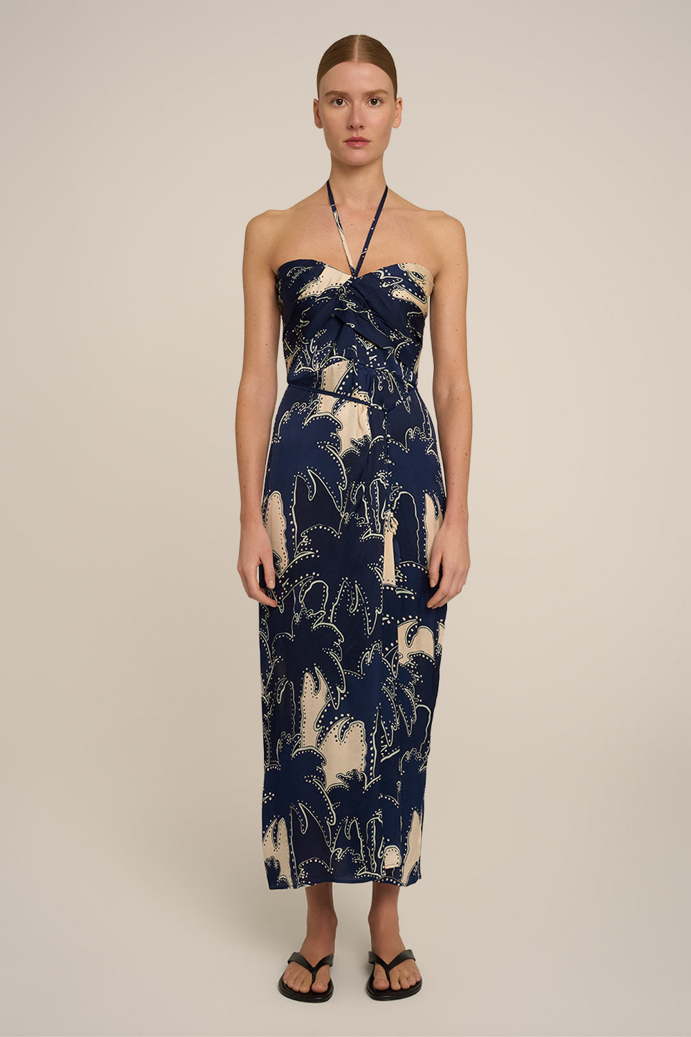 Robe Longue Collina - Navy Palmae