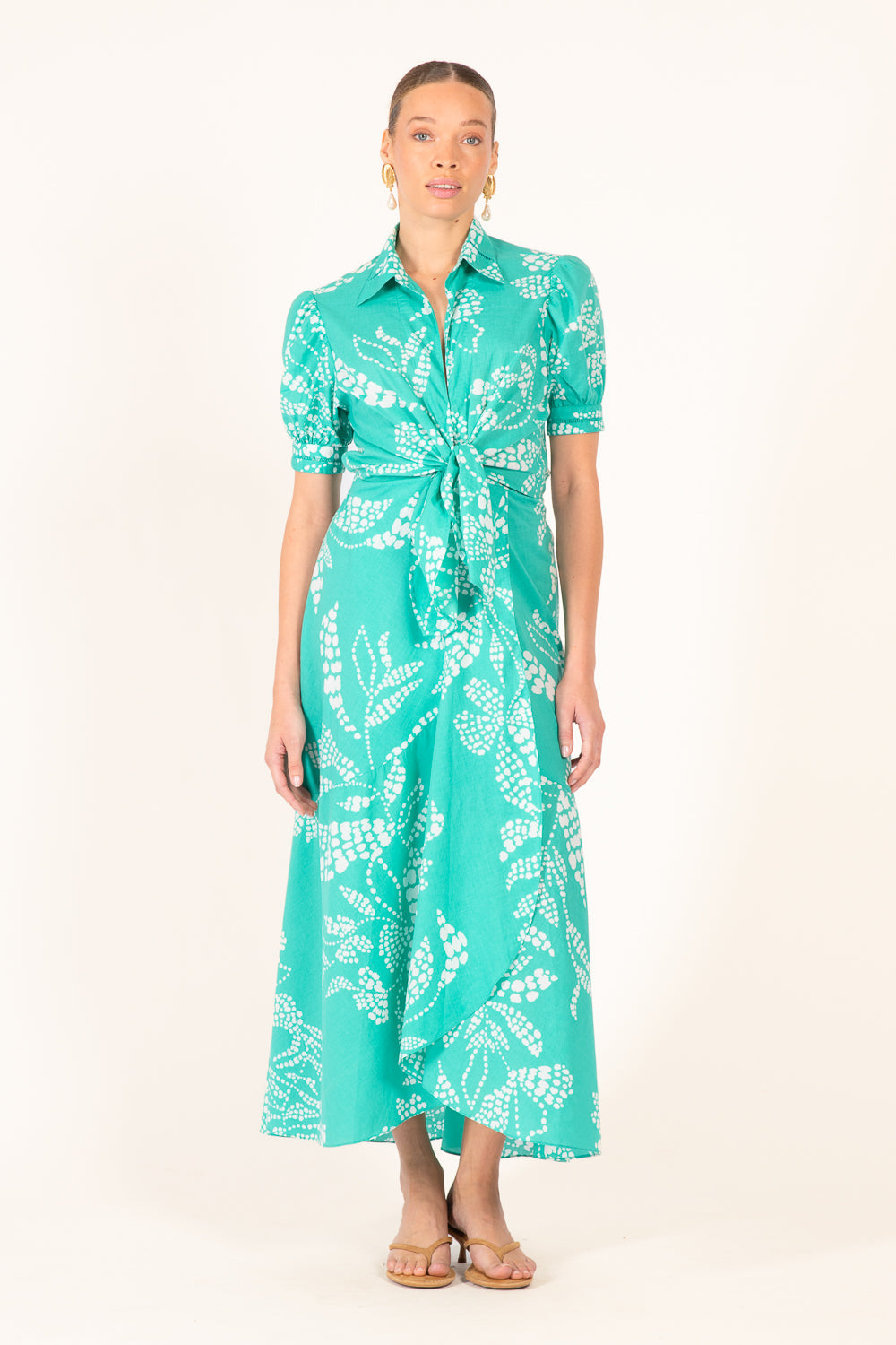 Long Dress Eren - Mint Austral - Poupette St Barth