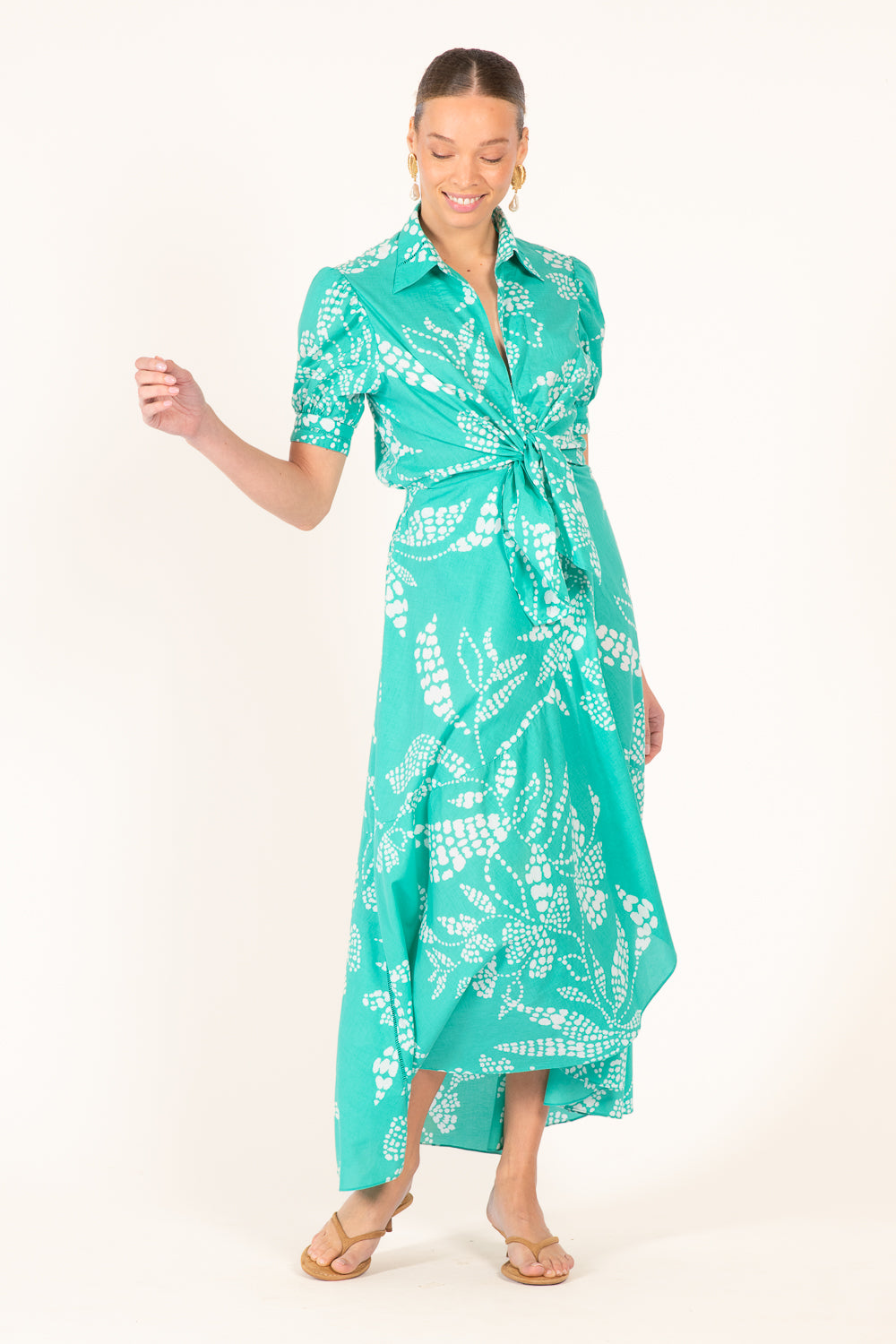 Long Dress Eren - Mint Austral - Poupette St Barth