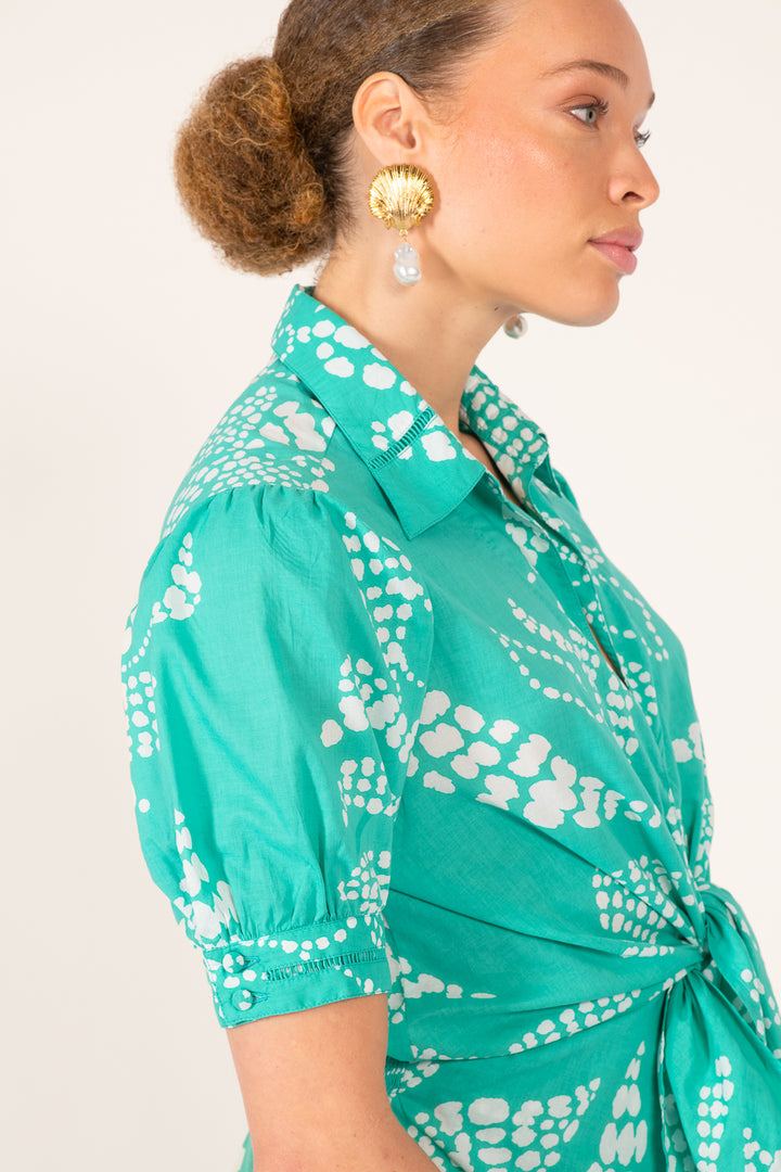 Long Dress Eren - Mint Austral - Poupette St Barth