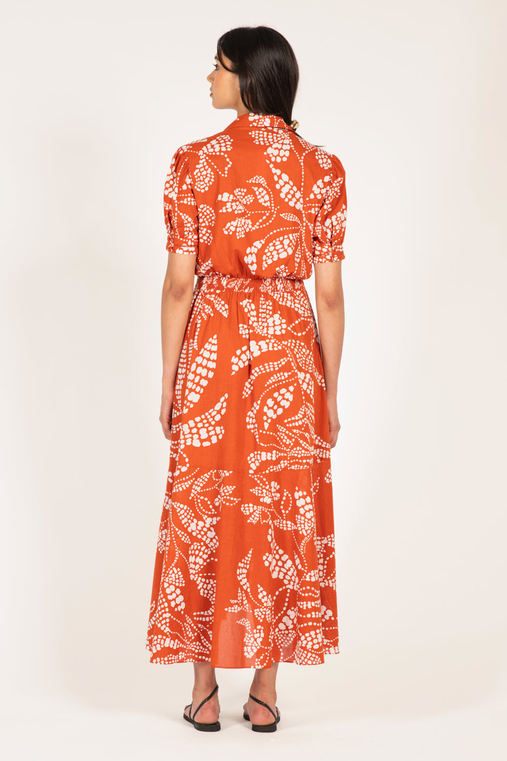 Long Dress Eren - Paprika Austral - Poupette St Barth