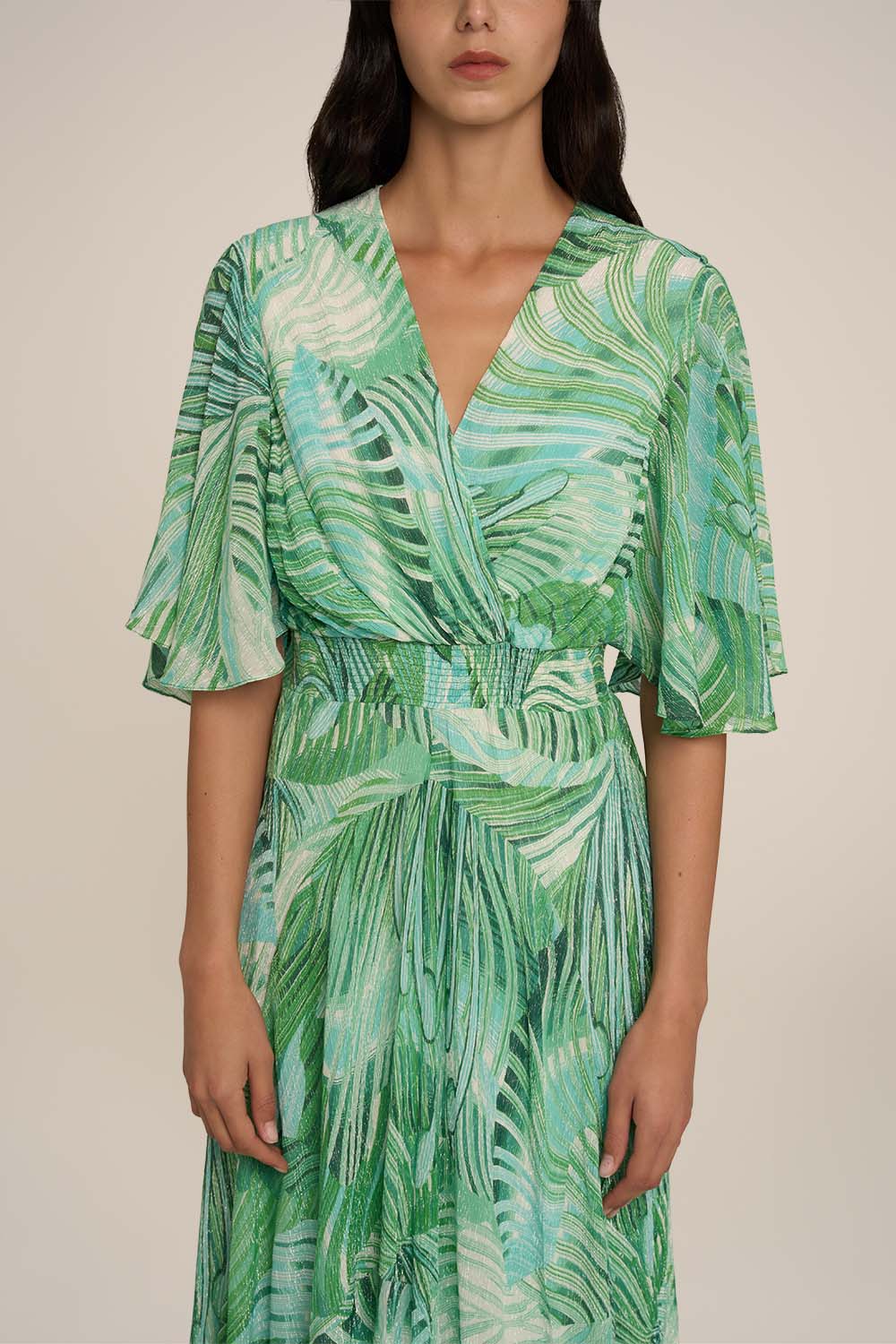 Robe Longue Grace - Green Althea