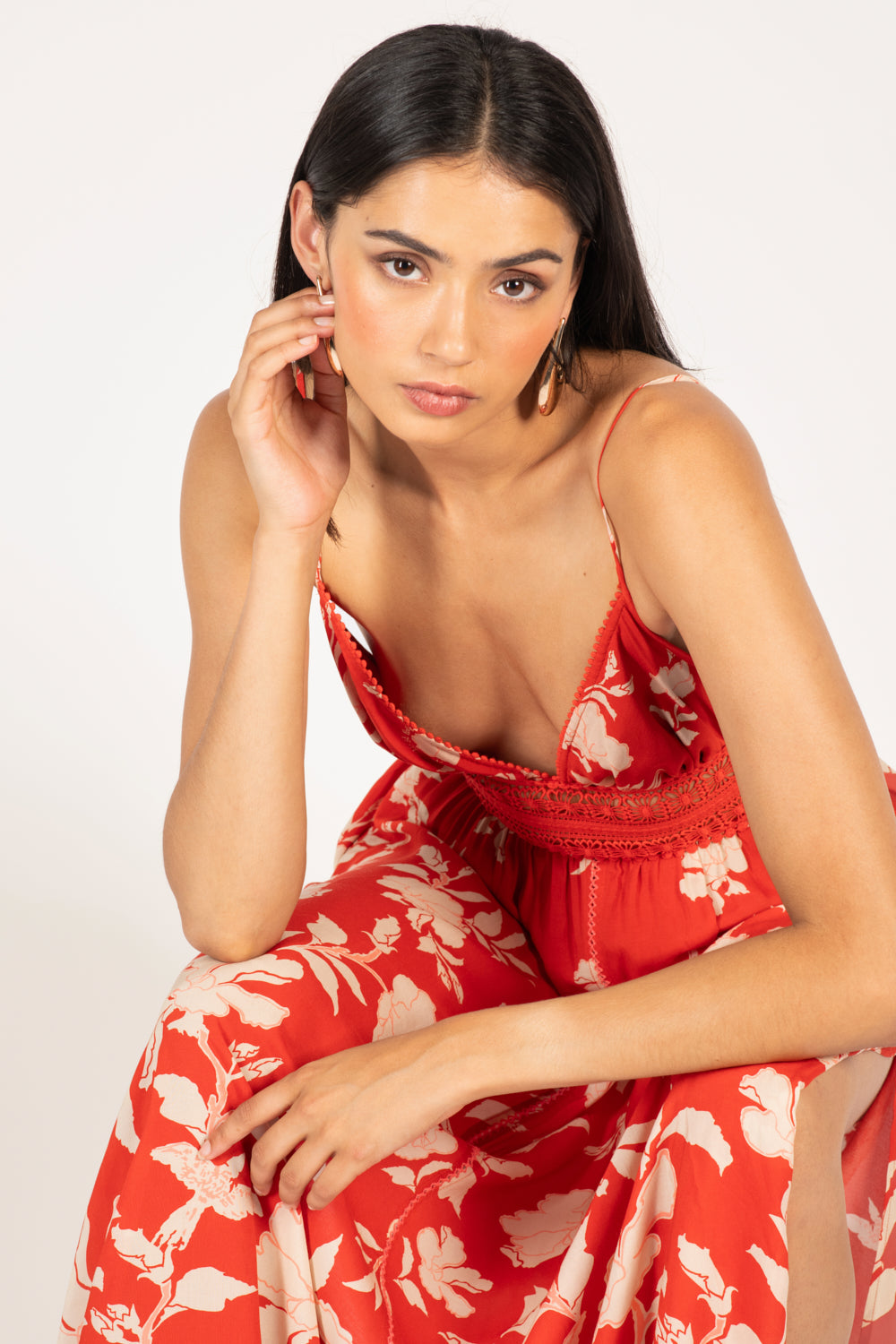 Long Dress Havana - Coral Palm Beach - Poupette St Barth