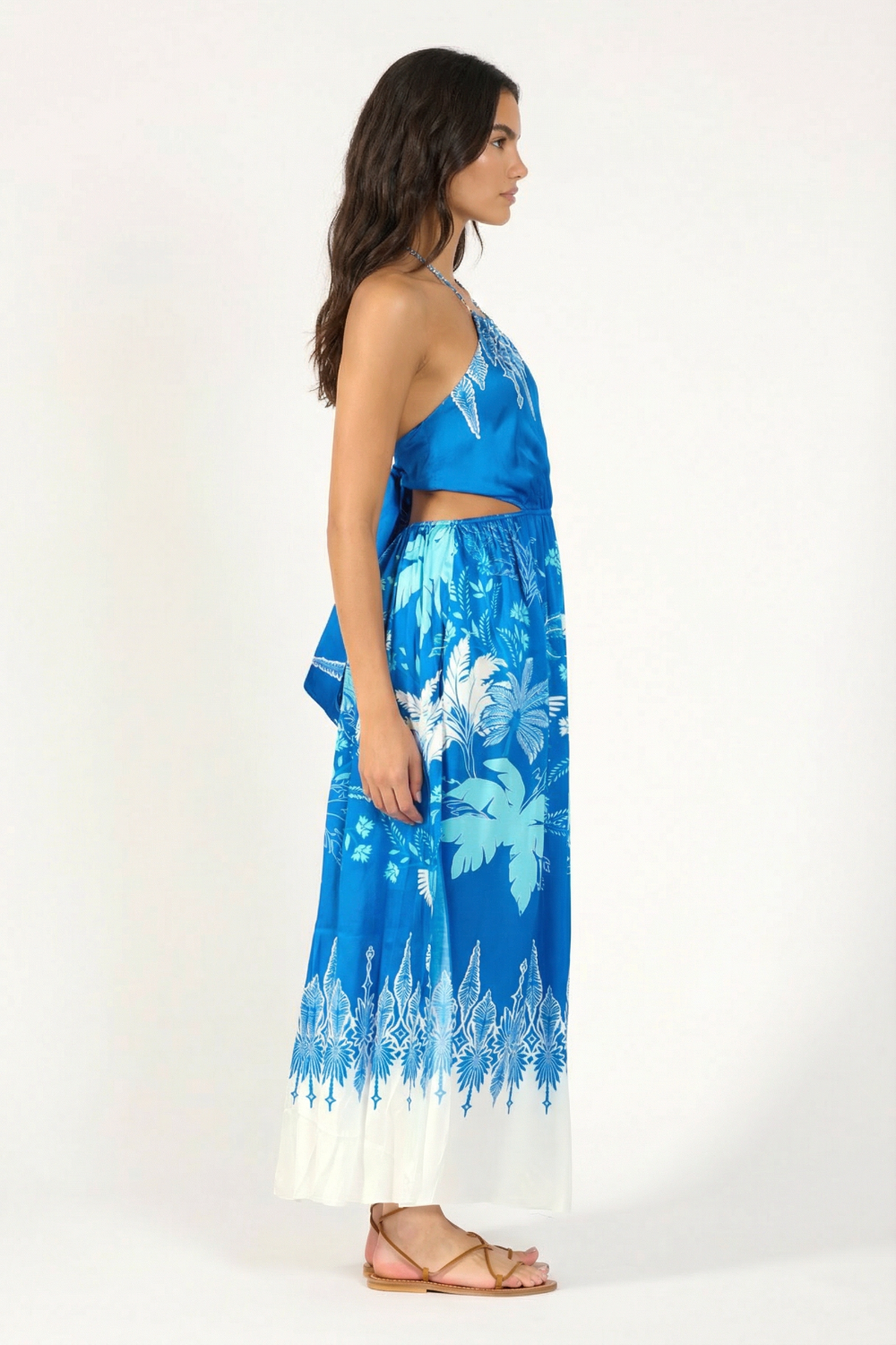 Long Dress Isore - Blue Canopy - Poupette St Barth