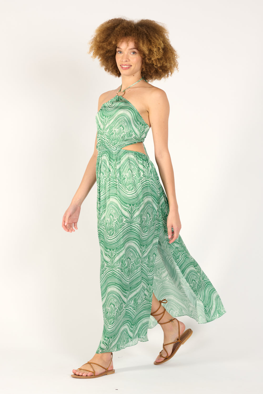 Long Dress Isore - Sage Moryana - Poupette St Barth