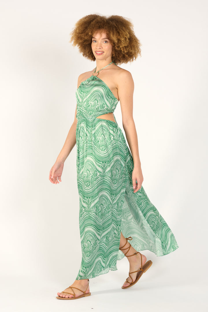 Long Dress Isore - Sage Moryana - Poupette St Barth