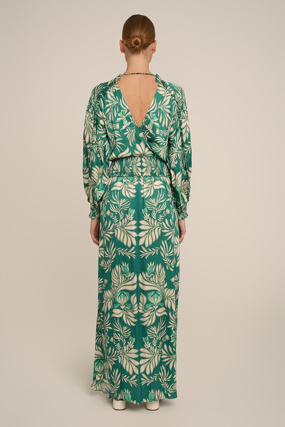 Robe Longue Kelly - Green Kerylos
