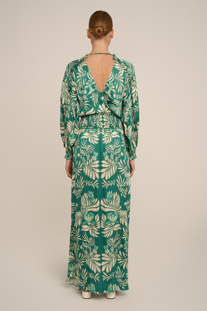 Robe Longue Kelly - Green Kerylos