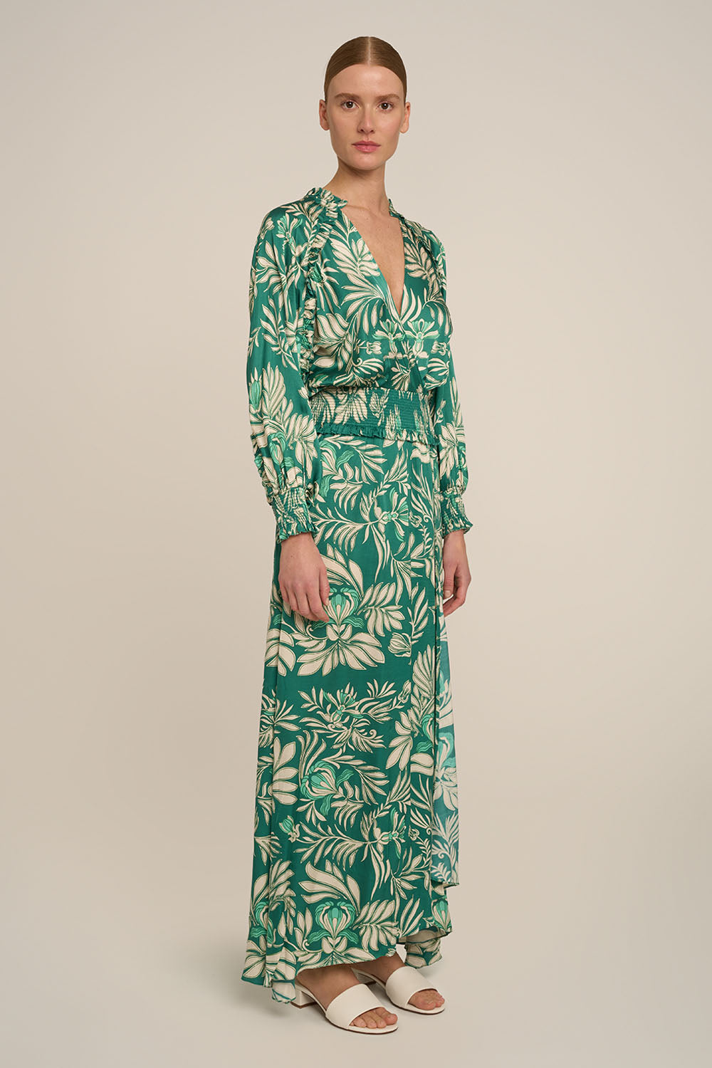 Robe Longue Kelly - Green Kerylos