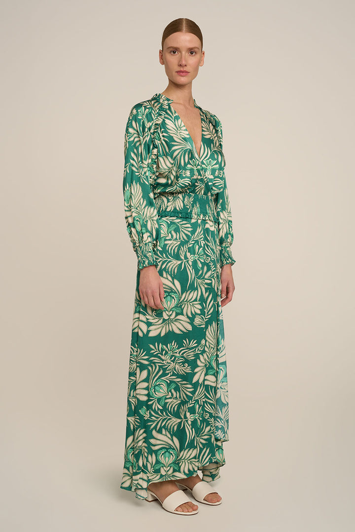 Robe Longue Kelly - Green Kerylos