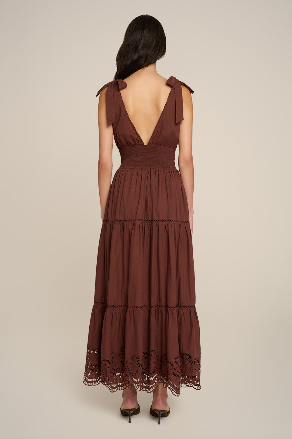 Long Dress Luiza - Brown