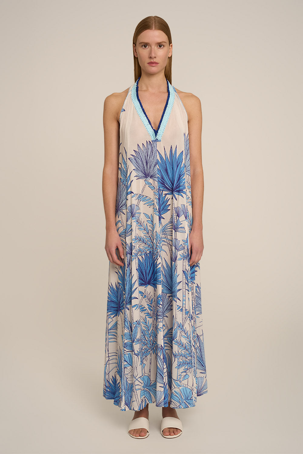 Robe Longue Nava - Blue Preveli Beach
