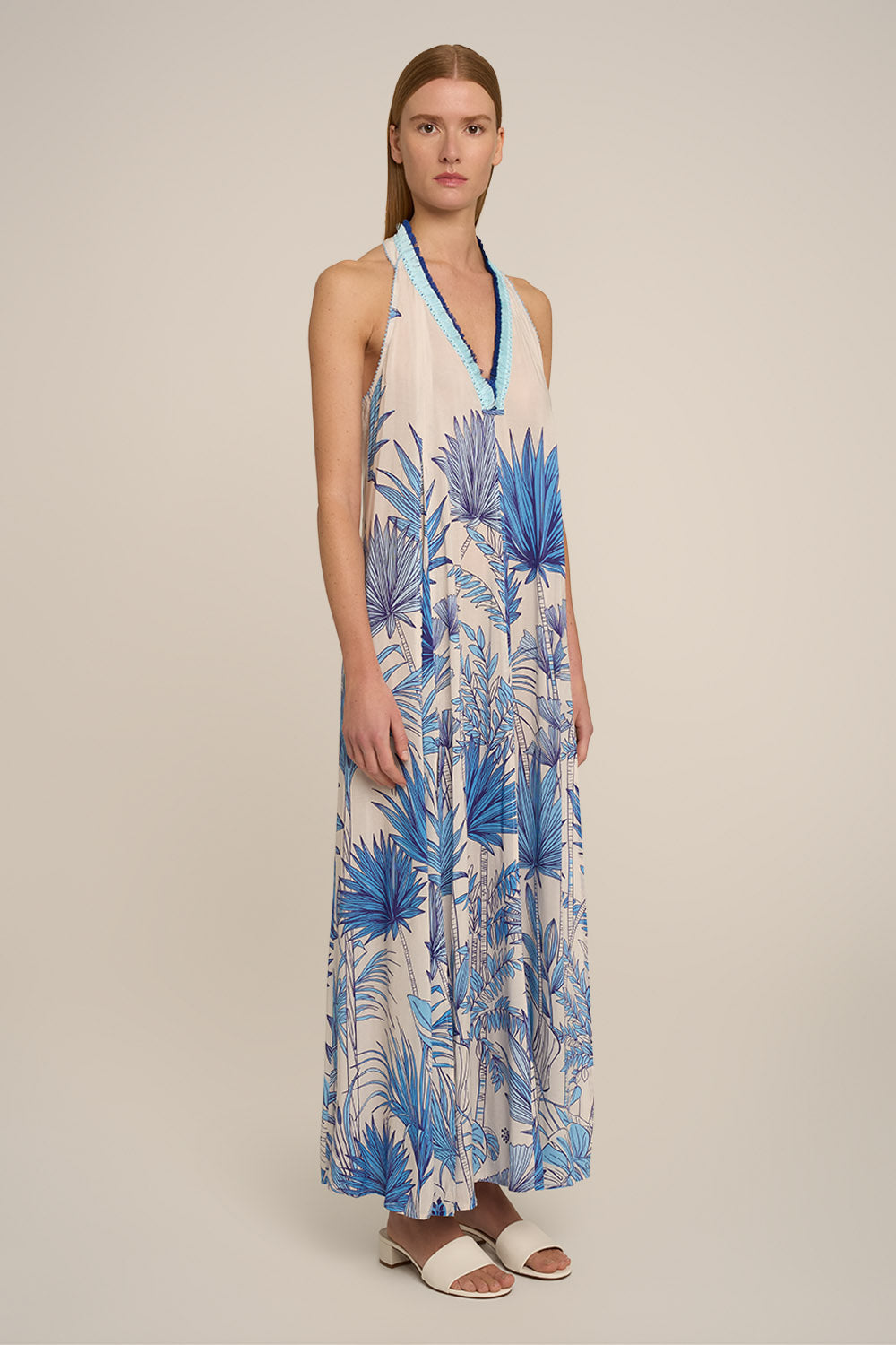 Robe Longue Nava - Blue Preveli Beach