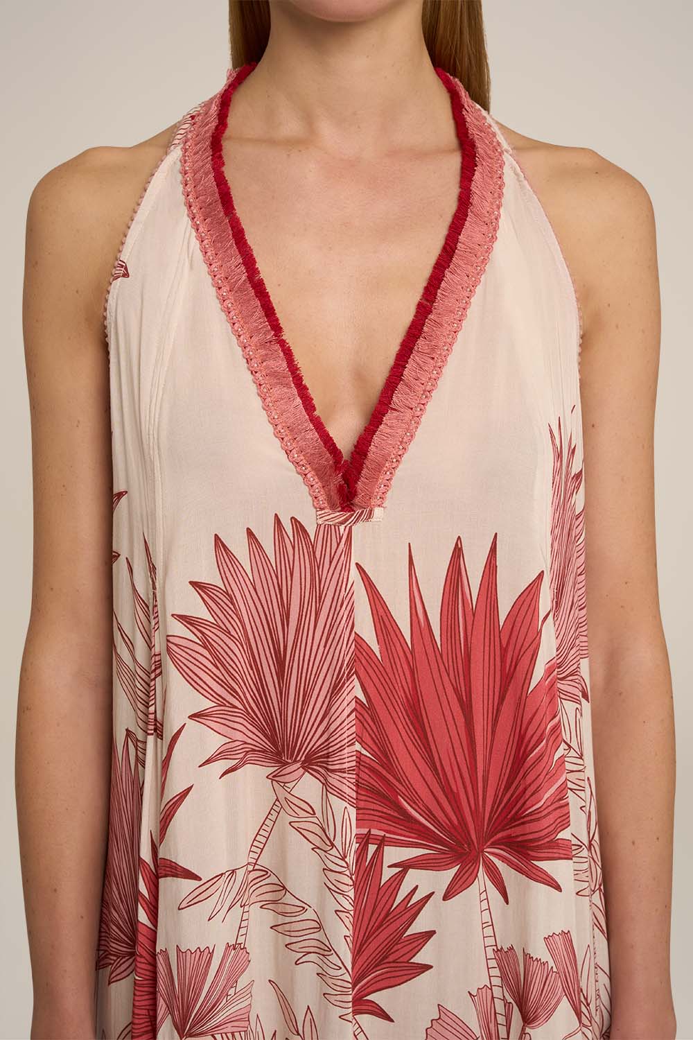 Robe Longue Nava - Pink Preveli Beach