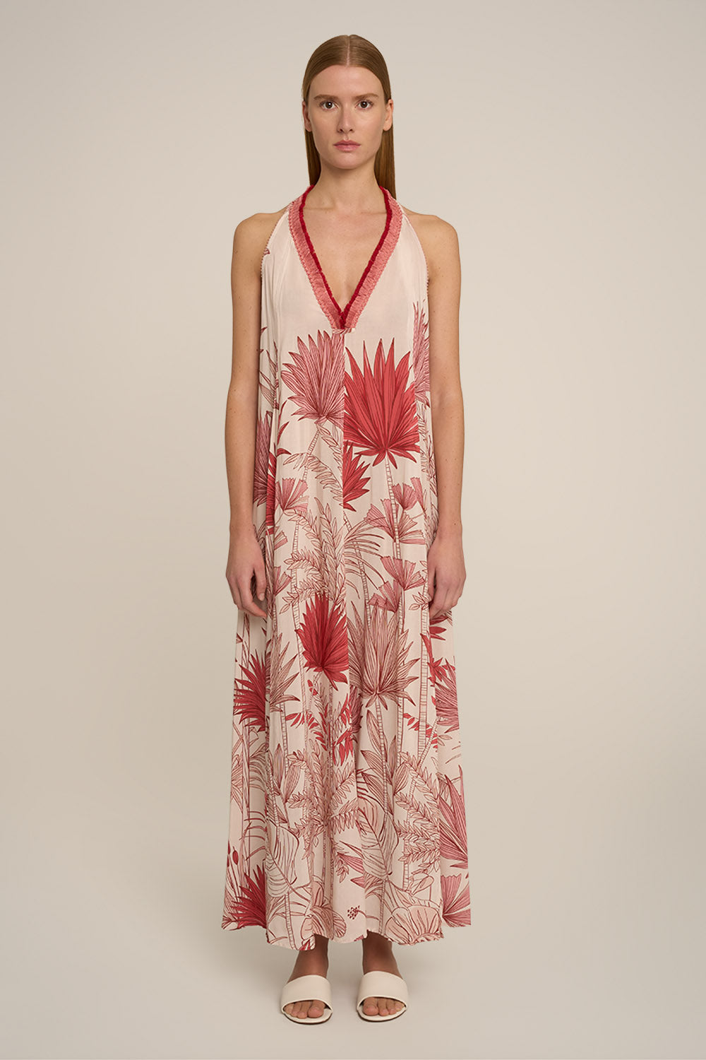 Robe Longue Nava - Pink Preveli Beach