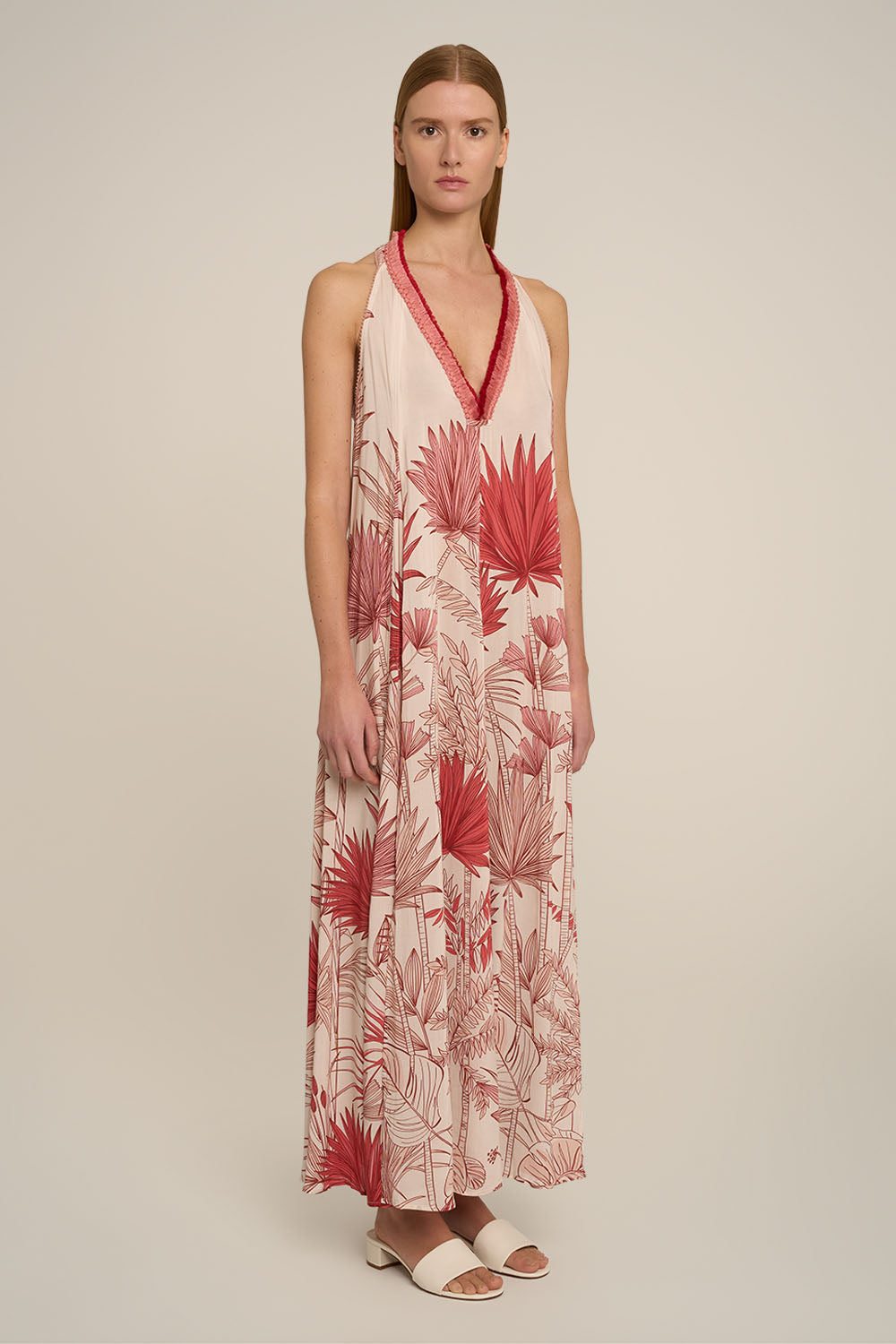 Robe Longue Nava - Pink Preveli Beach