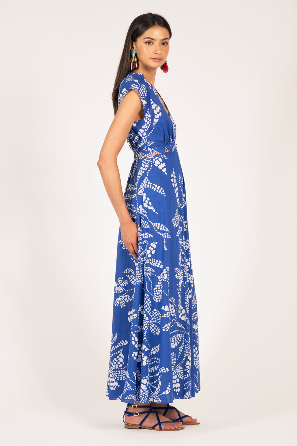 Long Dress Noreen - Blue Austral - Poupette St Barth