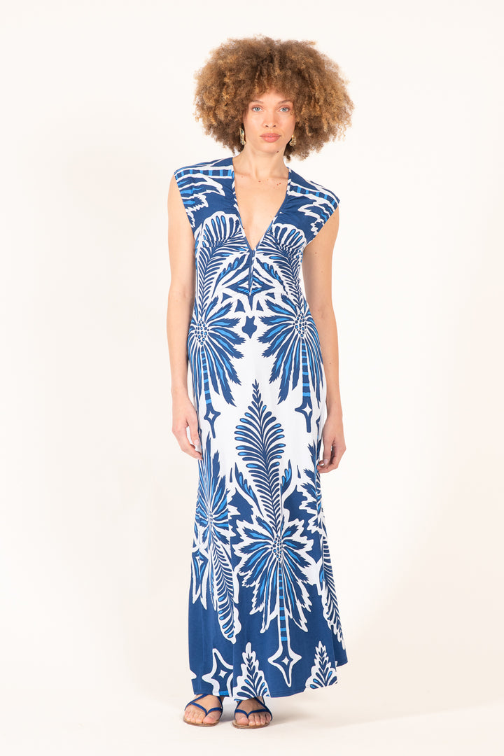 Long Dress Nova - Navy Cartagena
