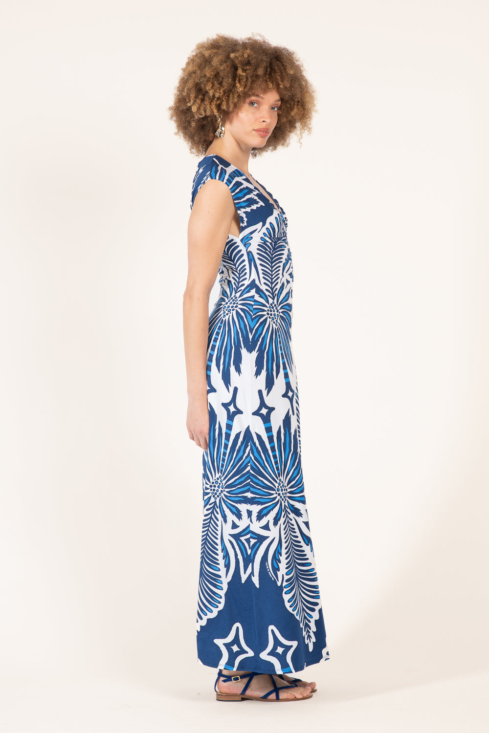 Long Dress Nova - Navy Cartagena
