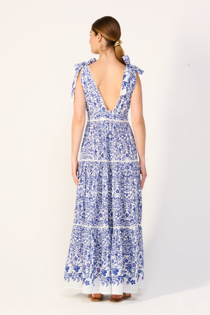 Robe Longue Perla - Blue Tiare