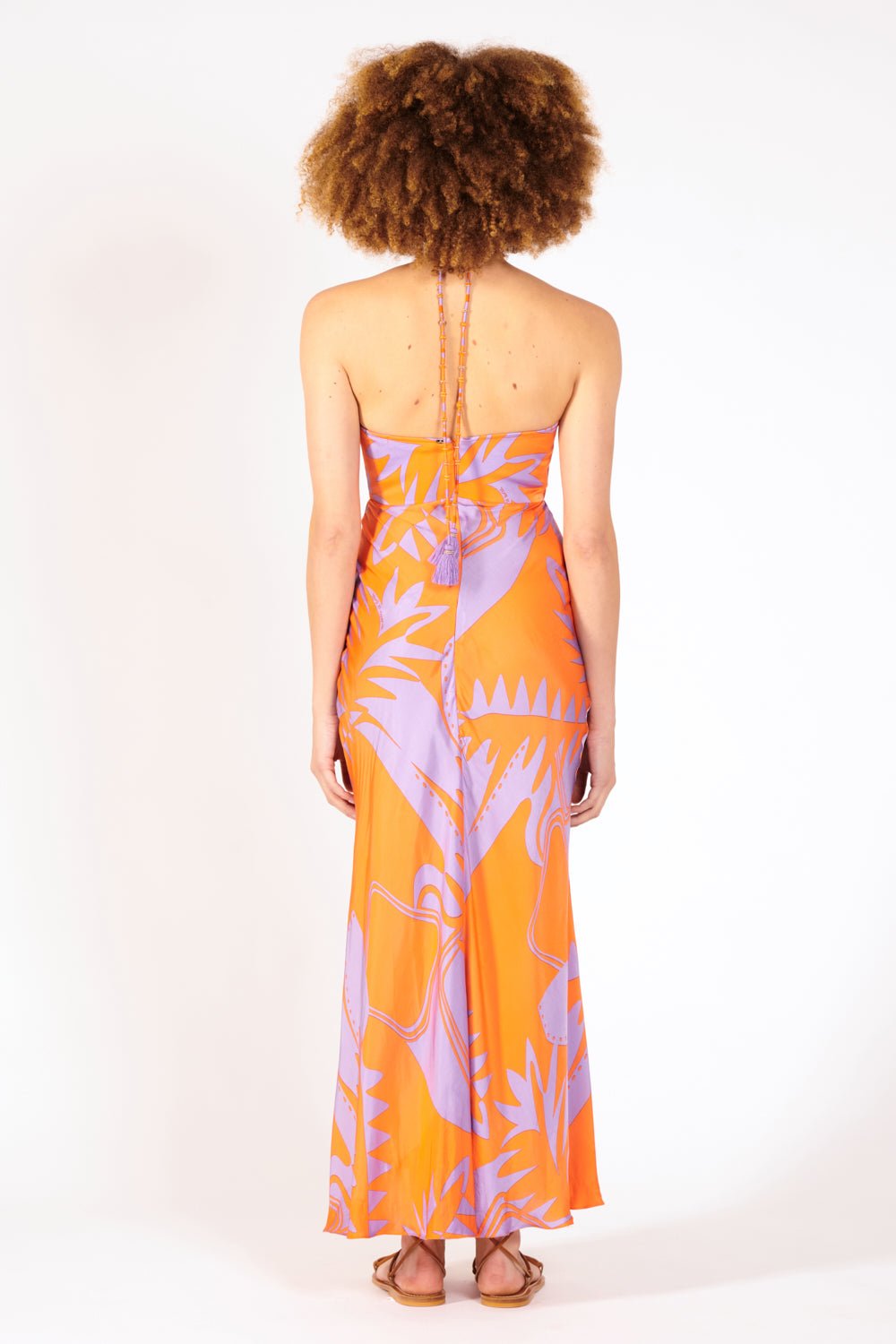 Long Dress Stella - Orange Oasis - Poupette St Barth
