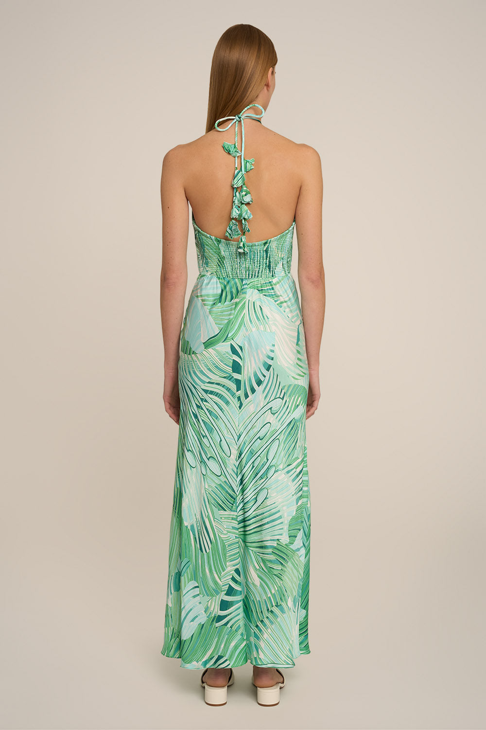Robe Longue Stella - Green Althea