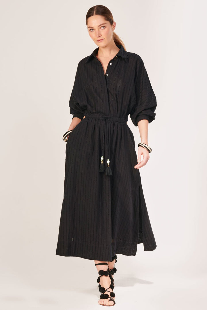 Long Dress Sunniva - Black - Poupette St Barth