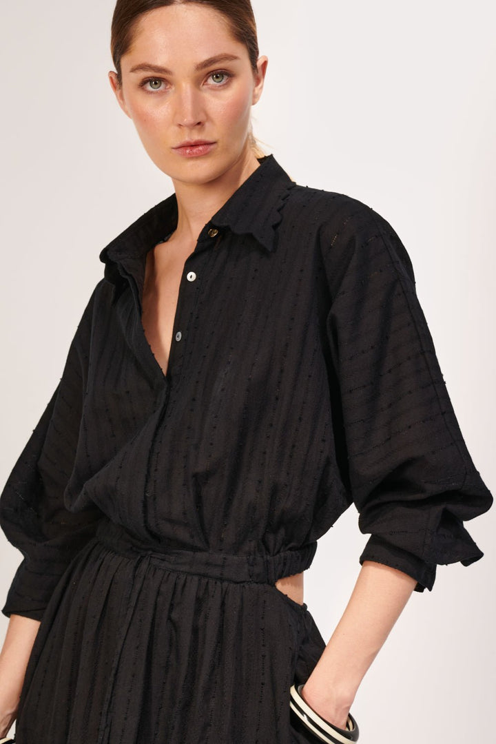 Long Dress Sunniva - Black - Poupette St Barth