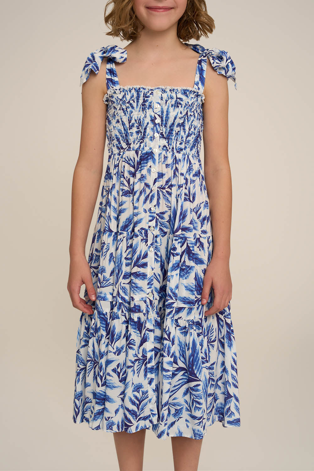 Robe Longue Triny pour fille - Blue Sumi