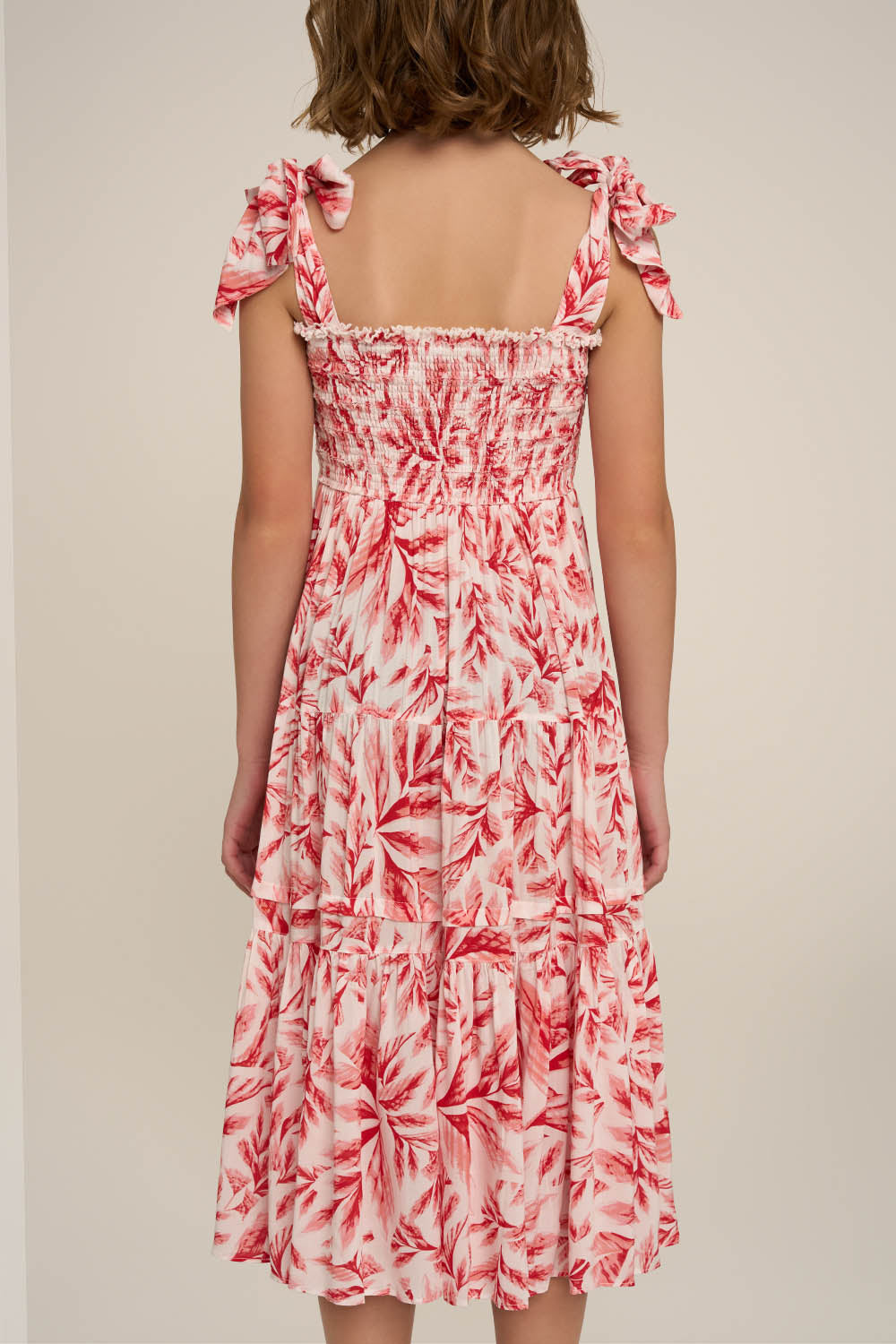 Robe Longue Triny pour fille - Orange Sumi