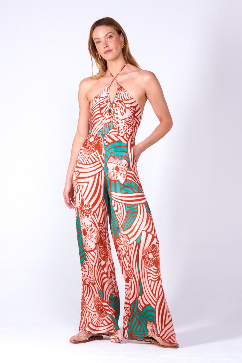 ロンパース・カバーオール house on the hill Jumpsuit(flower