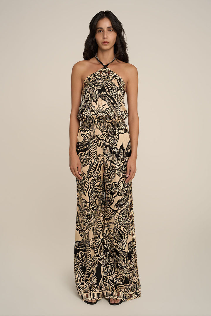 Long Jumpsuit Marylin - Black Delia