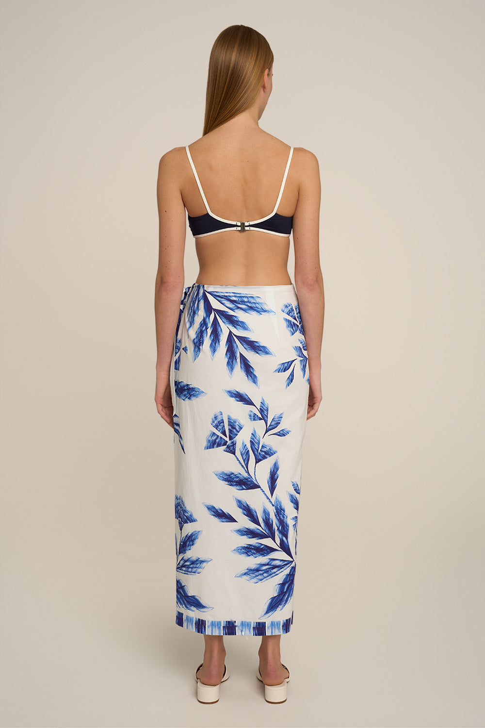Long Skirt Dana - Blue Sumi