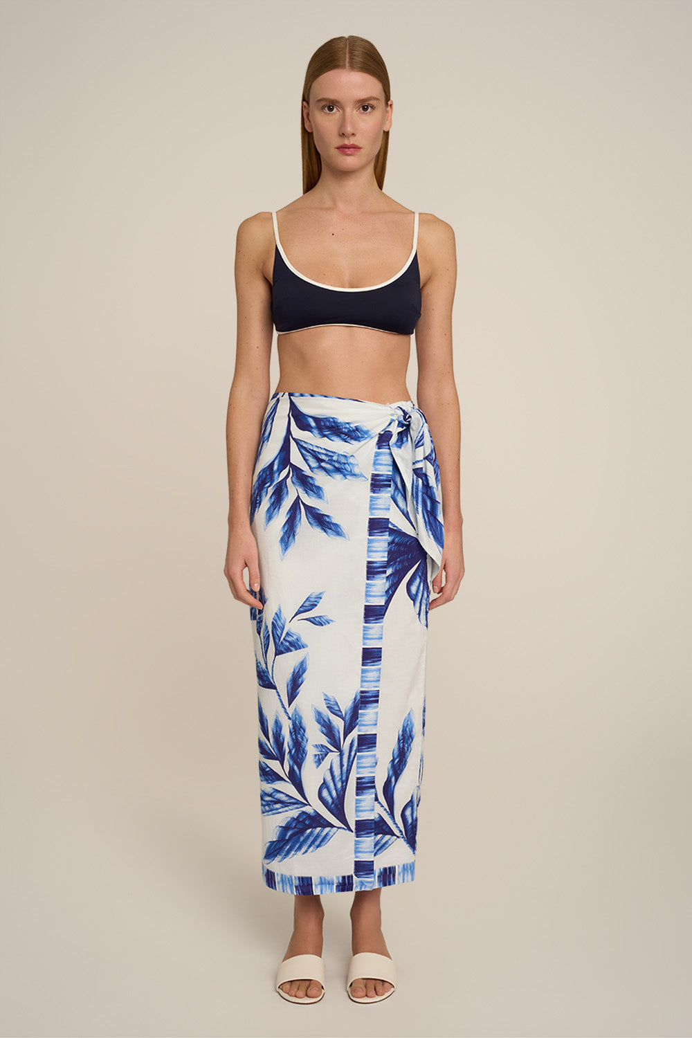 Long Skirt Dana - Blue Sumi