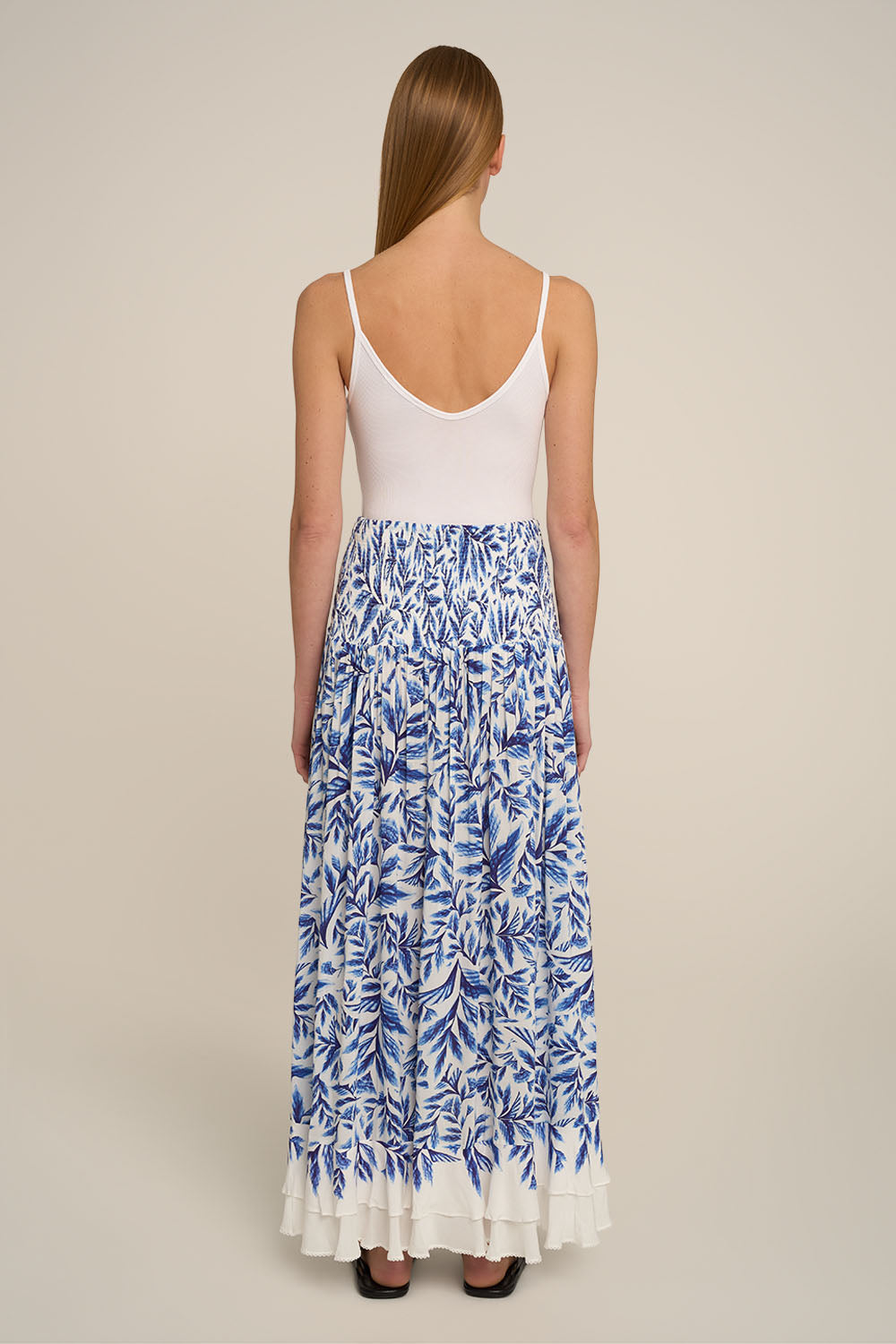 Long Skirt Neree - Blue Sumi