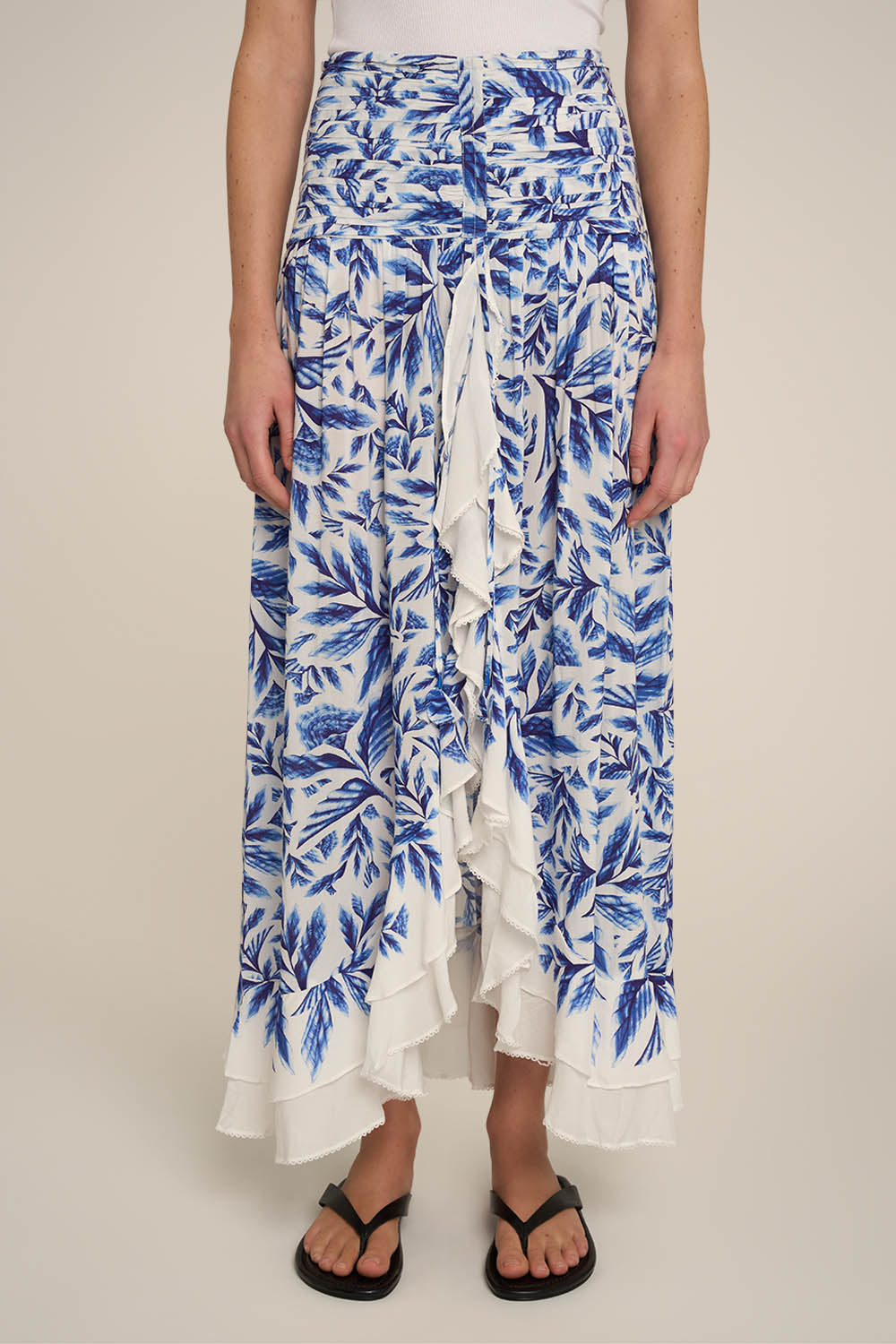 Long Skirt Neree - Blue Sumi