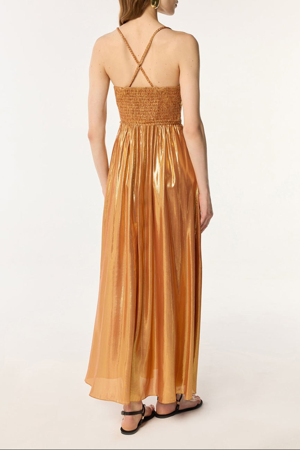 Long Dress Cara - Rose Gold - Poupette St Barth