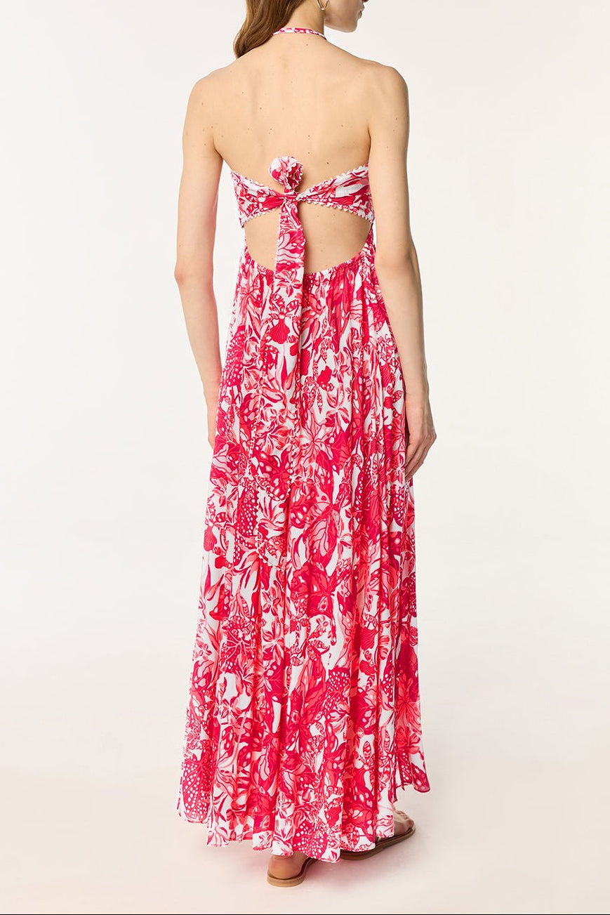 Long Dress Carla - Pink Jengel Long Dress Carla - Pink Jengel
